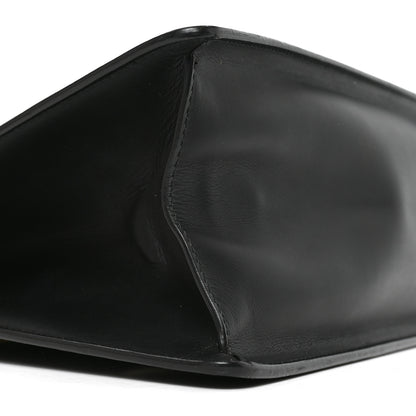 Gucci Calfskin Medium Sylvie Top Handle Bag Black 9 of 10