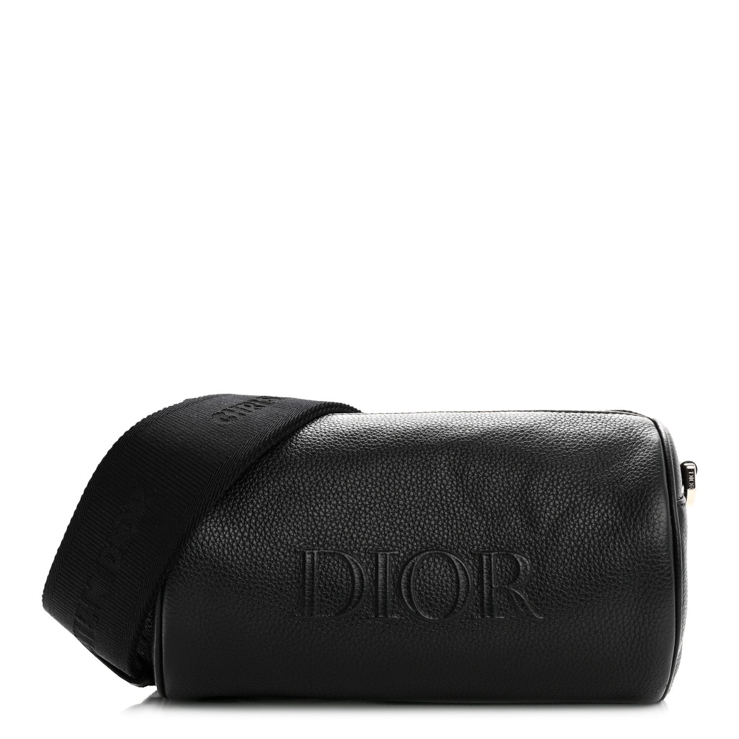 Christian Dior HOMME Grained Calfskin Mens Roller Messenger Black 1 of 13
