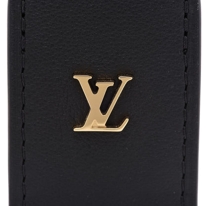 Louis Vuitton Calfskin City Steamer Luggage Tag Black 3 of 4