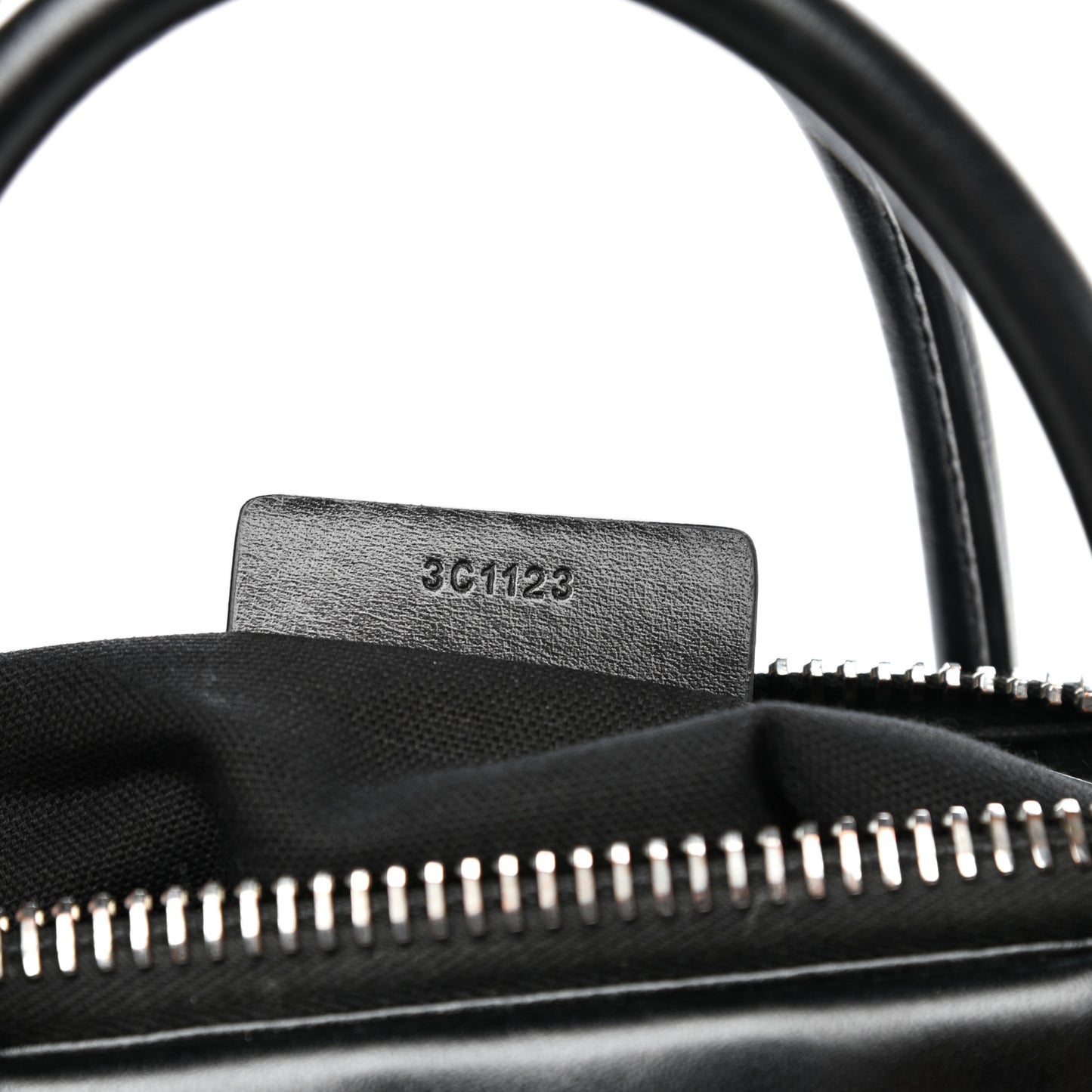Shiny Lord Calfskin Small Antigona Black