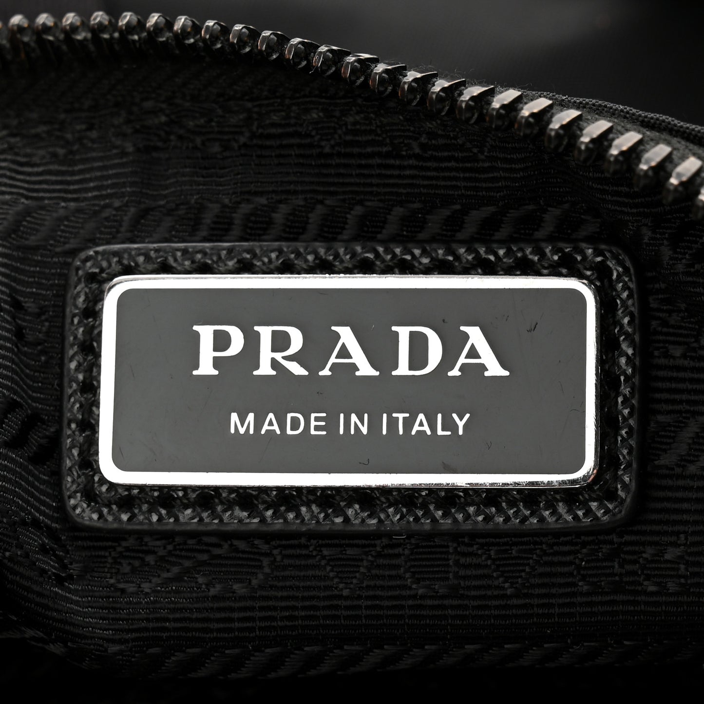 Re-Nylon Saffiano Belt Bag Black