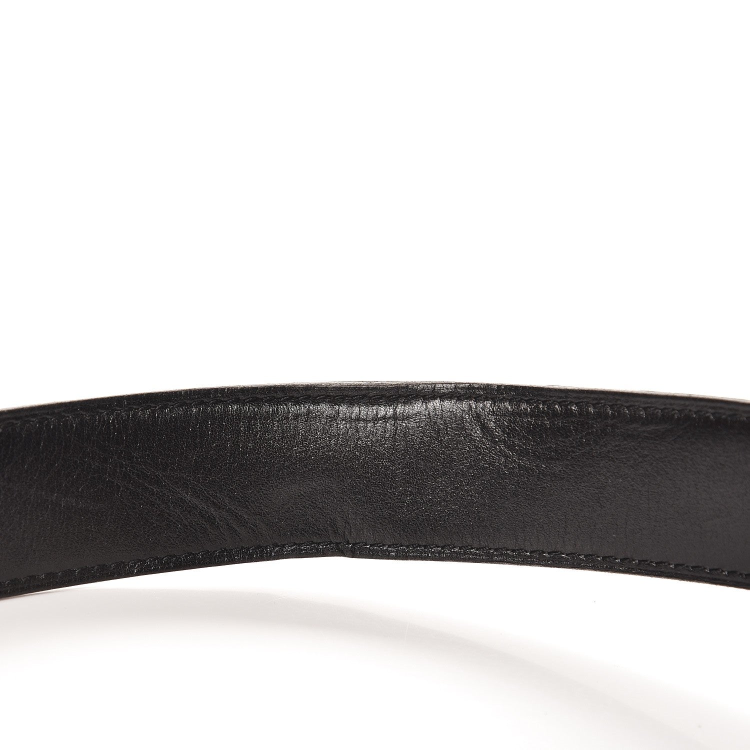 Hermes Box Togo 32mm H Belt 85 Black Orange 6 of 10