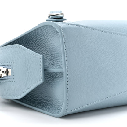 Balenciaga Grained Calfskin Neo Classic Silver Hardware Mini City Blue Grey 10 of 10