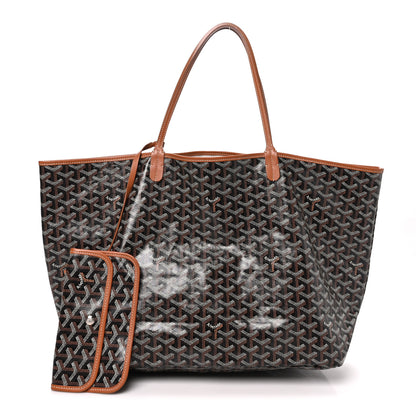 Goyard Goyardine Saint Louis GM Black Gold 2 of 11