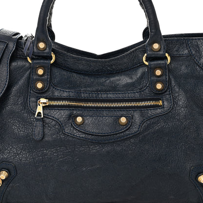 Balenciaga Agneau Giant 12 Gold Hardware City Bleu Obscur 9 of 15