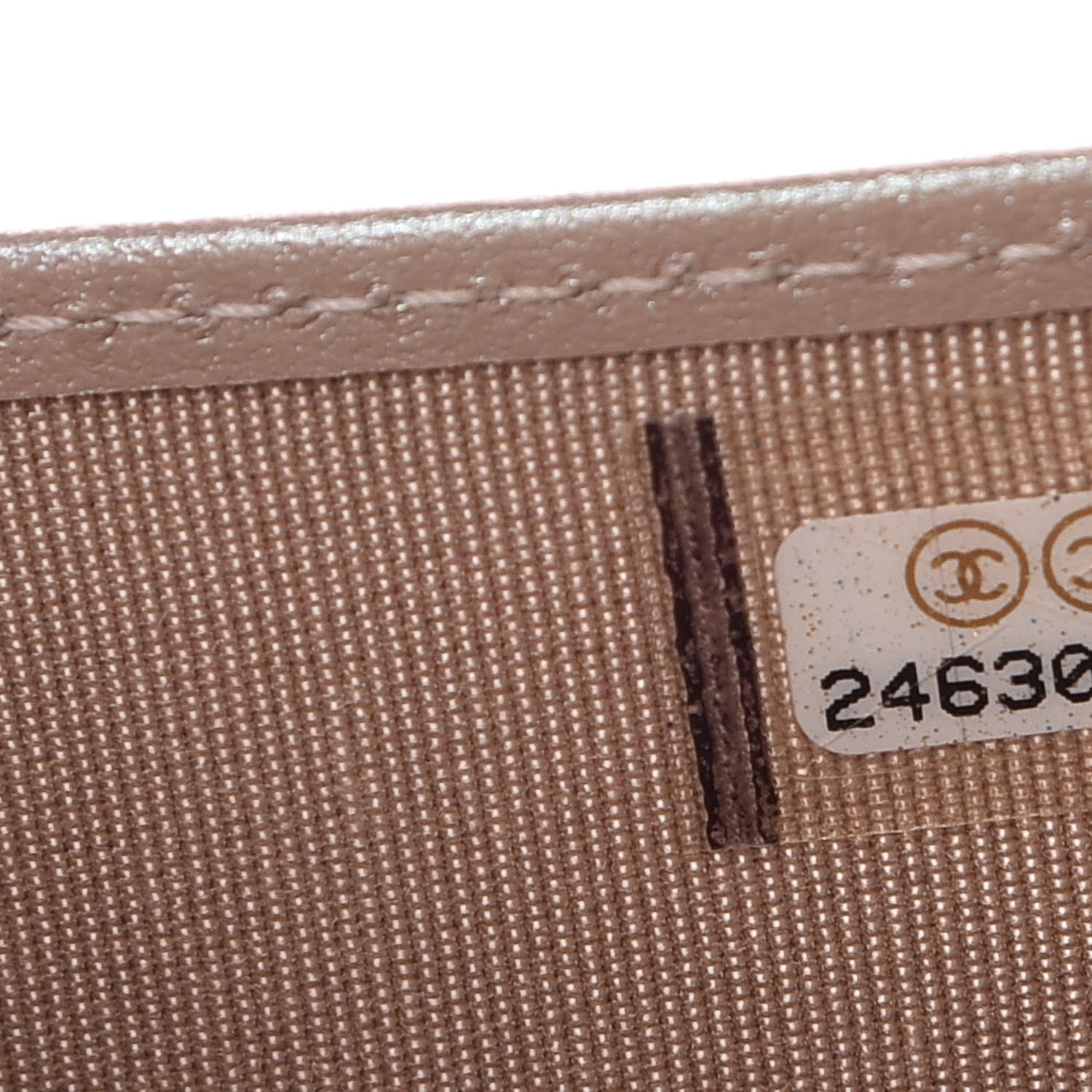 Chanel Metallic Caviar Chevron Quilted Compact Flap Wallet Light Gold 8 of 9