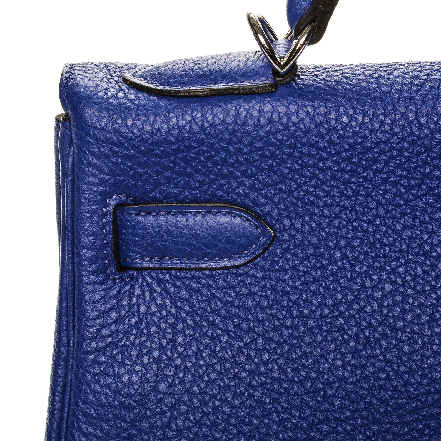 Hermes Togo Kelly Retourne 32 Bleu Electrique 7 of 25
