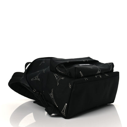 Balenciaga Canvas Crystal Embellished Eiffel Tower Explorer Backpack Black 4 of 9