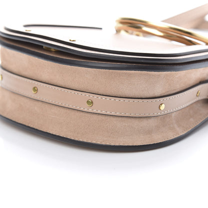 Chloe Calfskin Suede Small Nile Bracelet Bag Biscotti Beige 9 of 9