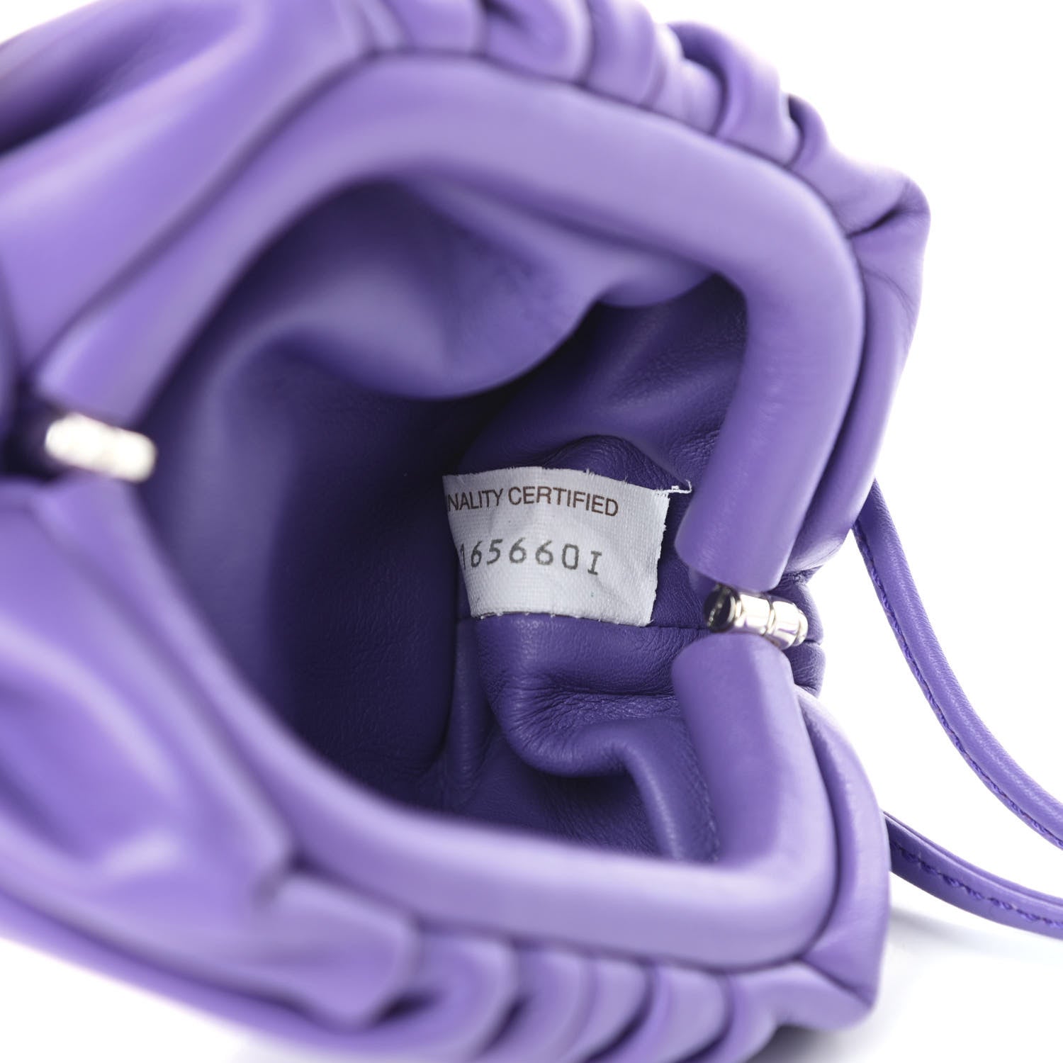 Bottega Veneta Butter Calfskin Coin Purse Purple 7 of 7