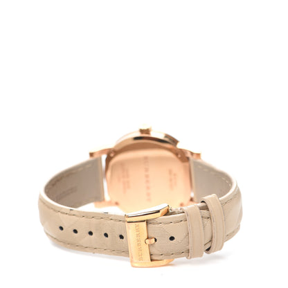 Burberry Stainless Steel Calfskin 34mm The City Quartz Watch Beige BU9154 3 of 7