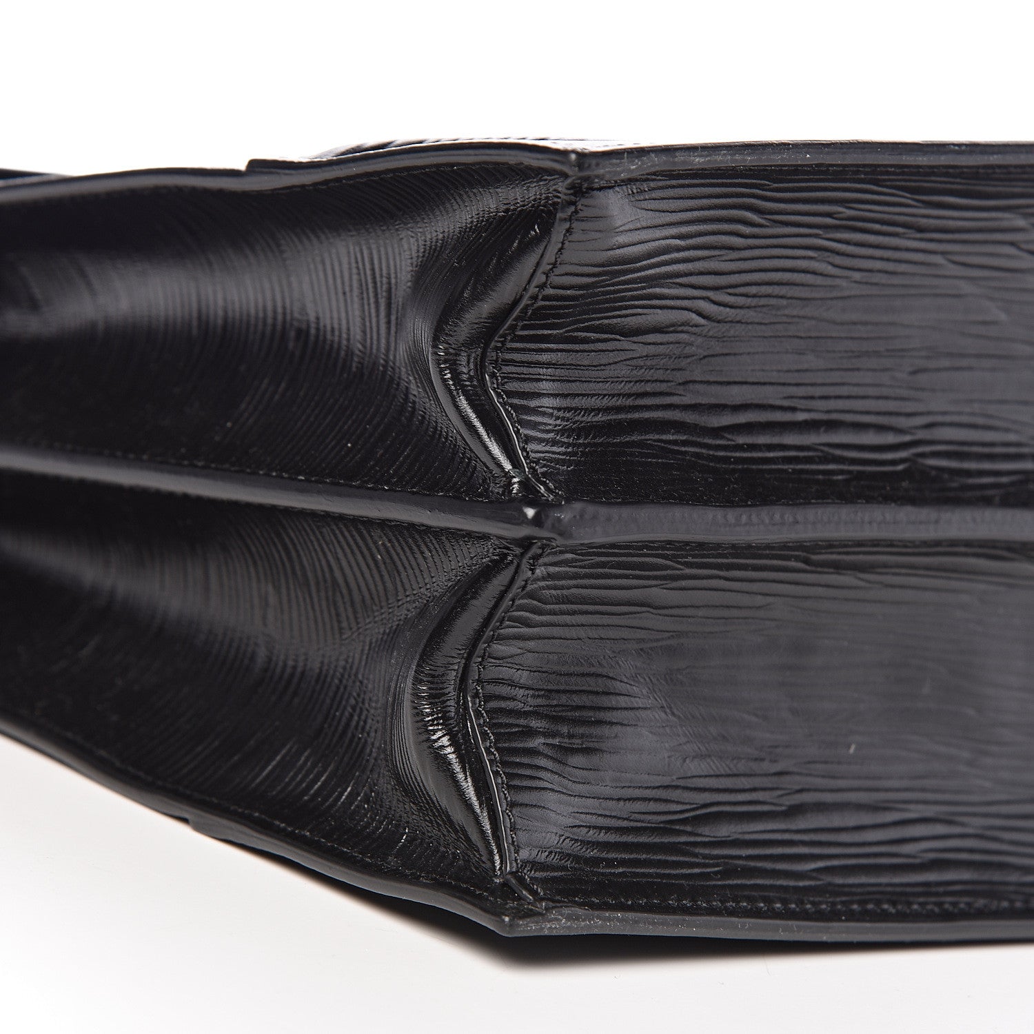 Versace Legno Calfskin Palazzo Top Handle Briefcase Black 6 of 9