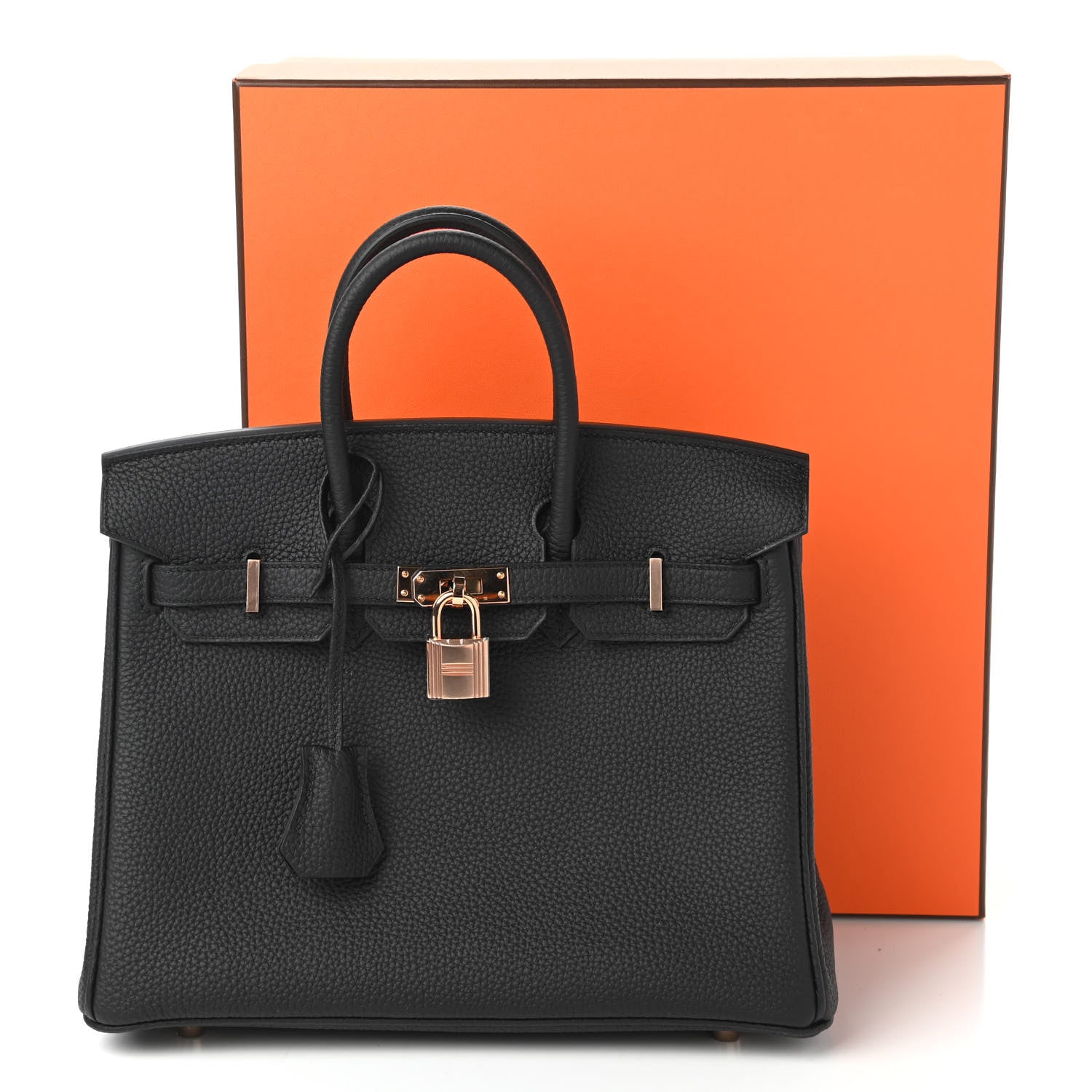 Hermes Togo Birkin 25 Black 11 of 11