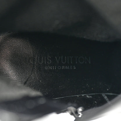 Louis Vuitton Patent Silhouette Ankle Boots 38 Black 8 of 13