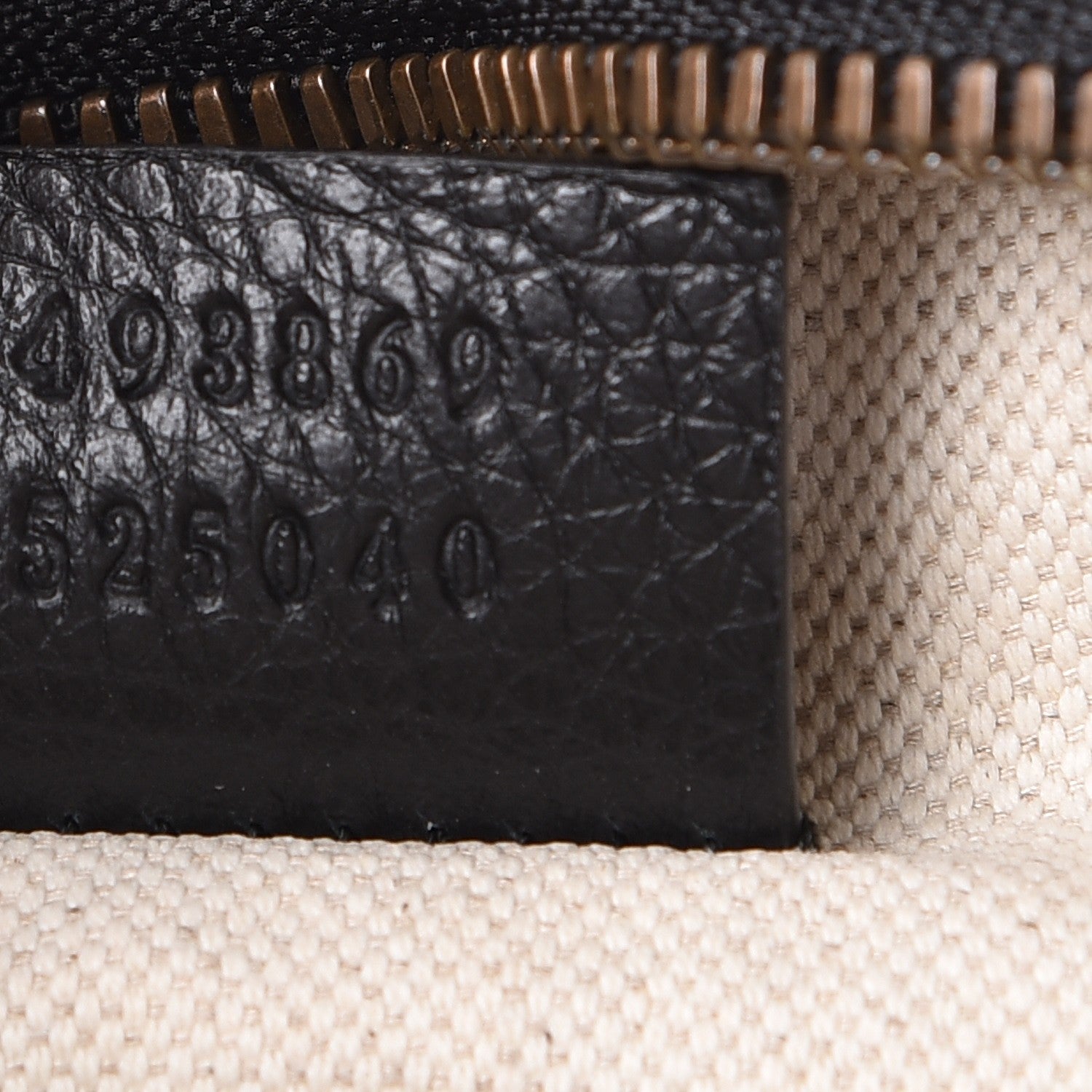 Gucci Grained Calfskin Logo Belt Bag Black 7 of 7