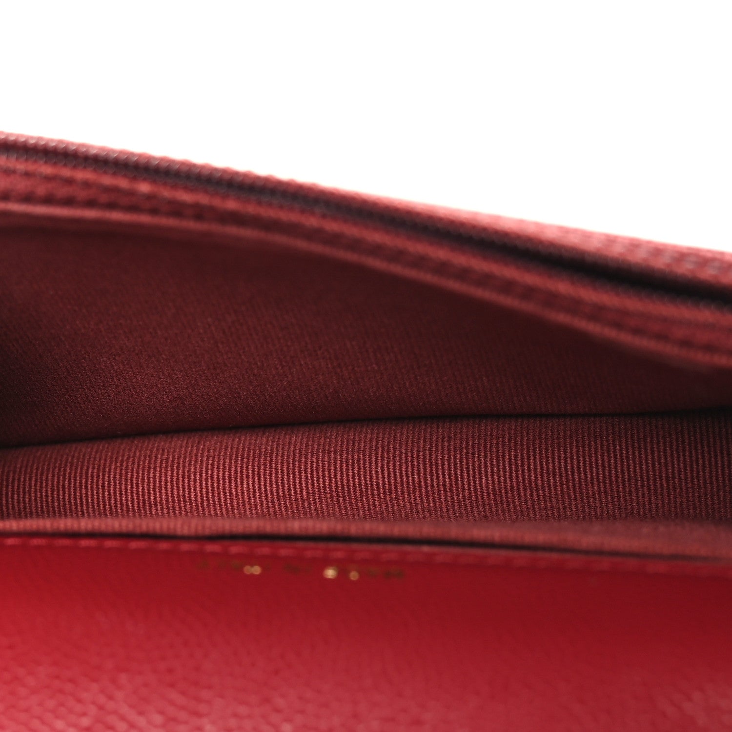 Chanel Caviar Quilted Pocket Twins Clutch With Chain Burgundy 5 of 12