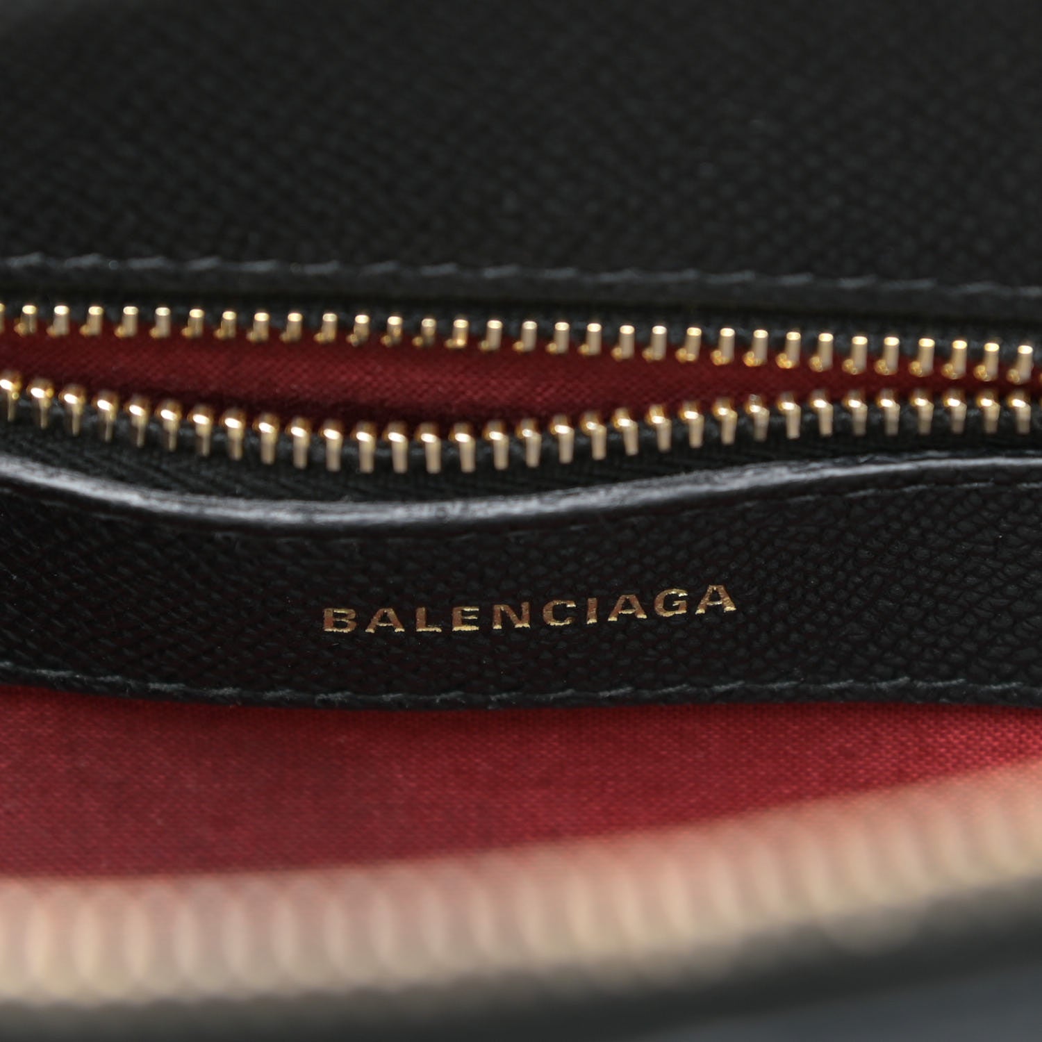 Balenciaga Signature Grained Calfskin Logo S Ville Top Handle Bag Black 8 of 14