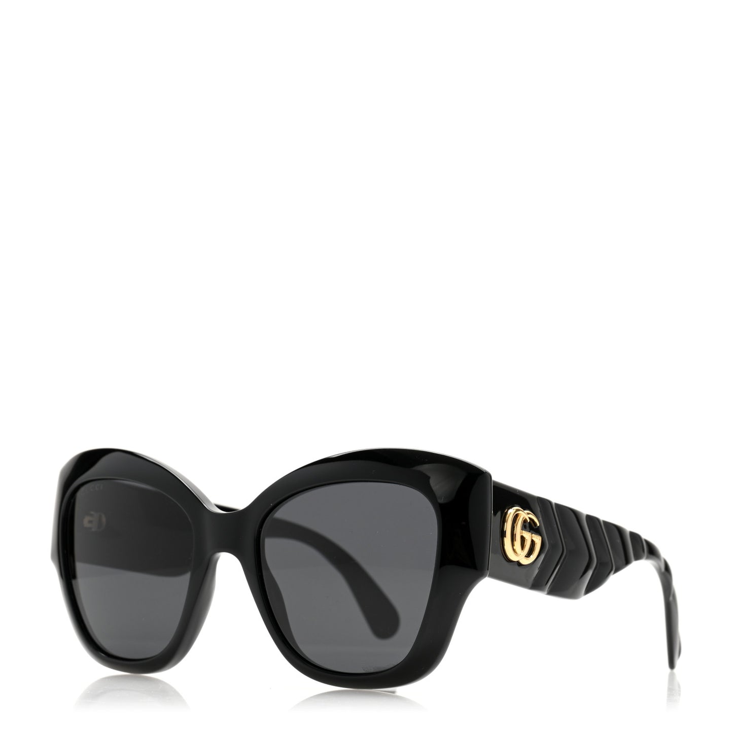 Acetate GG Butterfly Sunglasses GG0808S Black