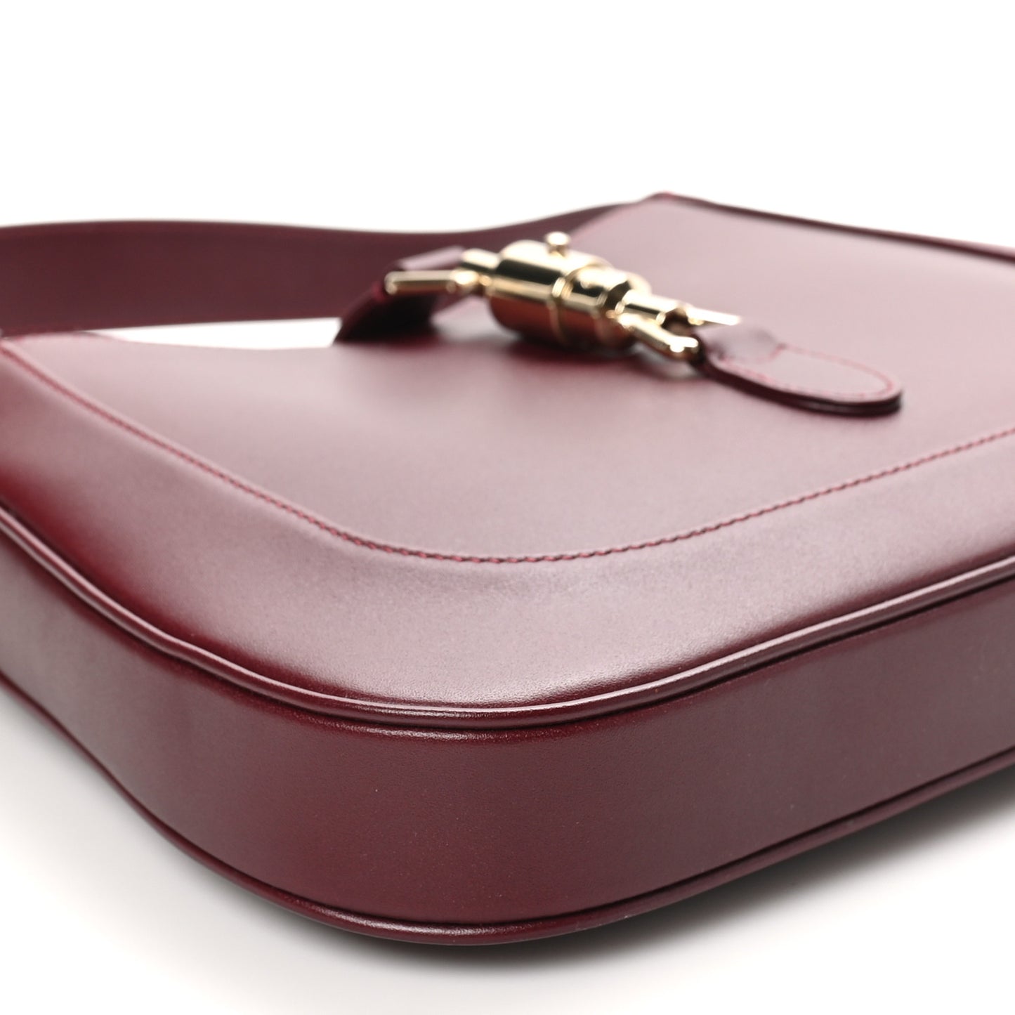 Ancora Calfskin Web Medium Jackie 1961 Hobo Rosso