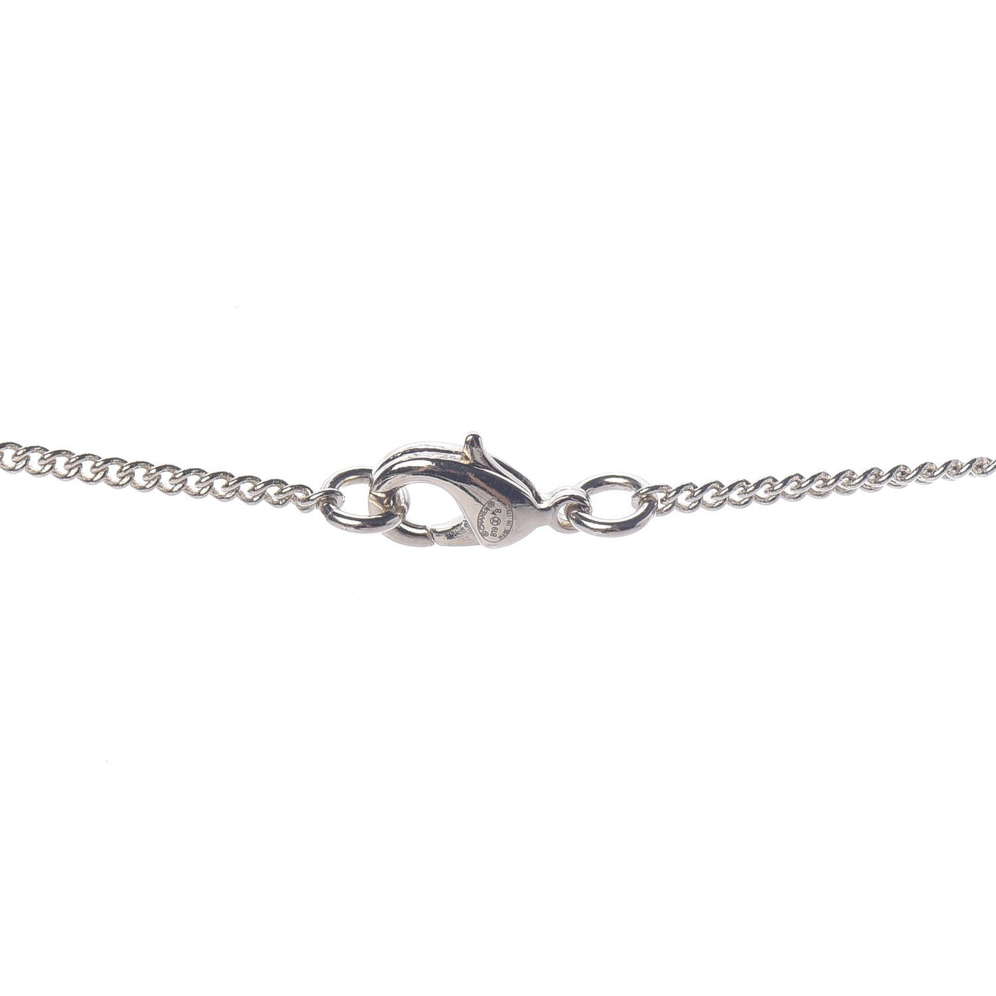 Crystal CC Pearl Drop Necklace Gold