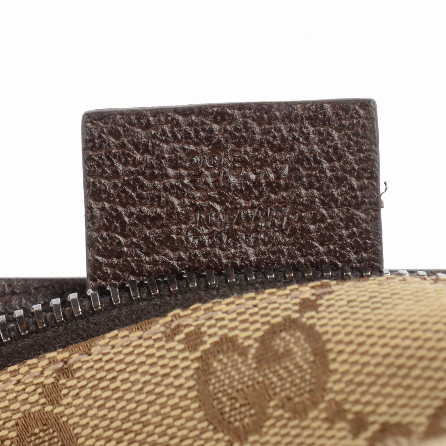 Monogram Web Belt Bag Dark Brown