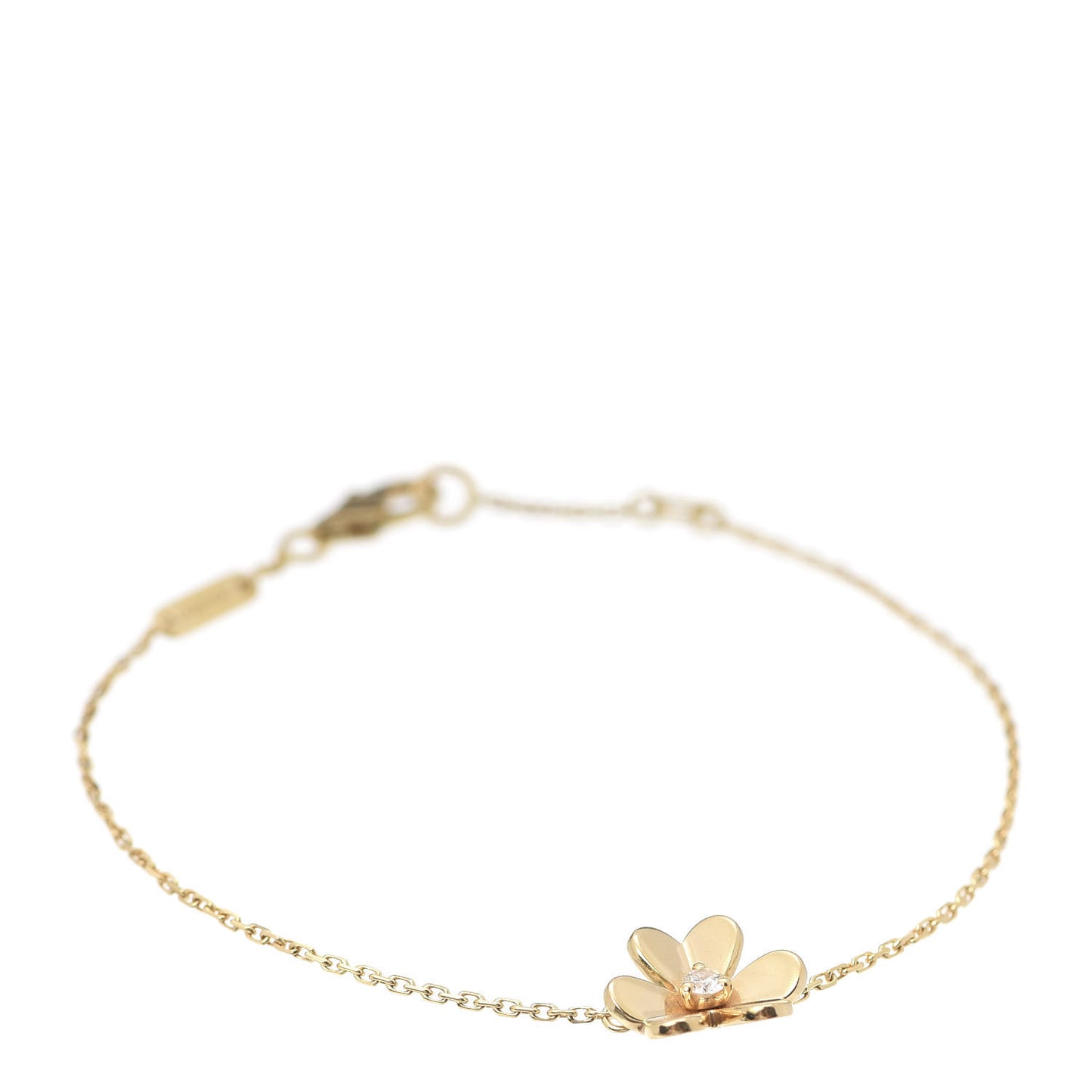 18K Yellow Gold Diamond Mini Frivole Bracelet