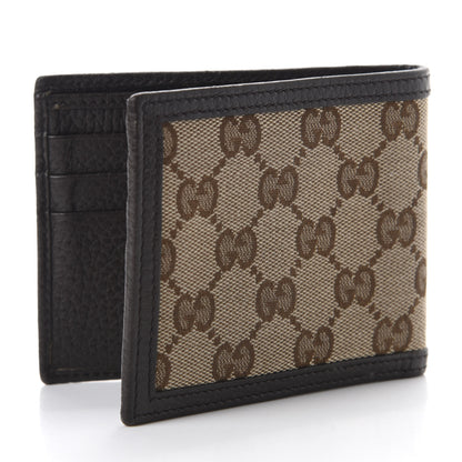 Gucci Monogram Bi-Fold Wallet Dark Brown 3 of 7