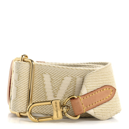 Louis Vuitton Jacquard High Rise Shoulder Strap Beige 1 of 9