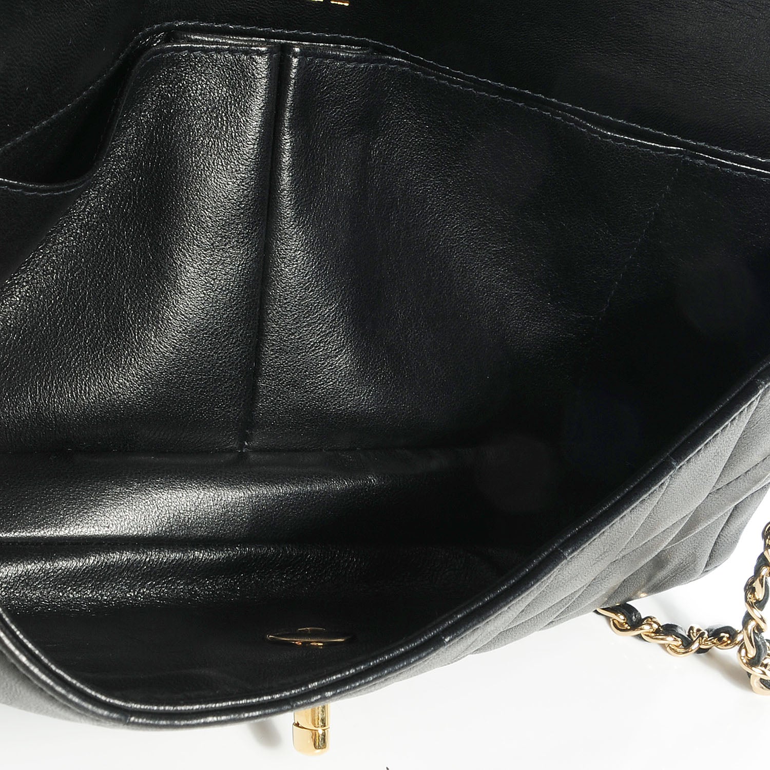 Chanel Lambskin East West Chocolate Bar Flap Black 5 of 9