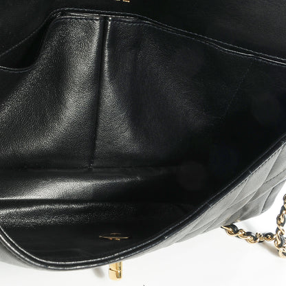Chanel Lambskin East West Chocolate Bar Flap Black 5 of 9