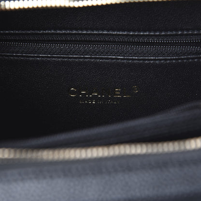 Chanel Caviar Quilted Medium CC Filigree Vanity Case Black 5 of 10