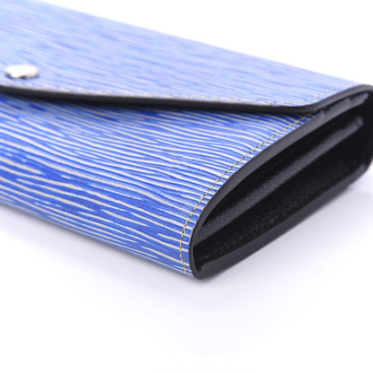 Louis Vuitton Epi Sarah Wallet NM Denim Light 7 of 10
