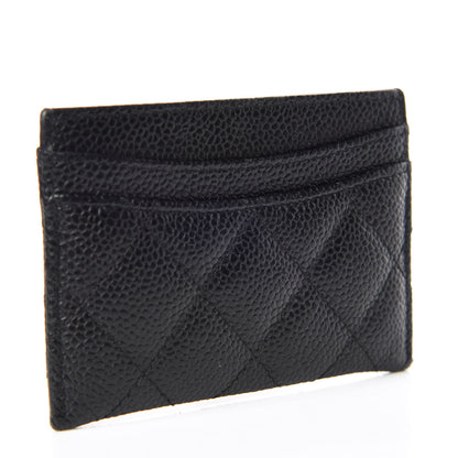 Chanel Caviar Quilted Card Holder Black 3 of 8