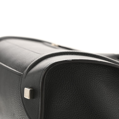 Celine Drummed Calfskin Mini Luggage Black 11 of 13