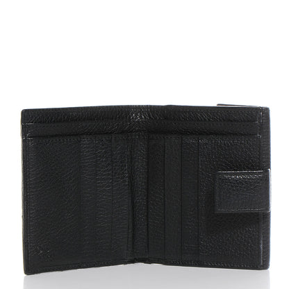 Gucci Denim Monogram French Flap Wallet Black 5 of 7