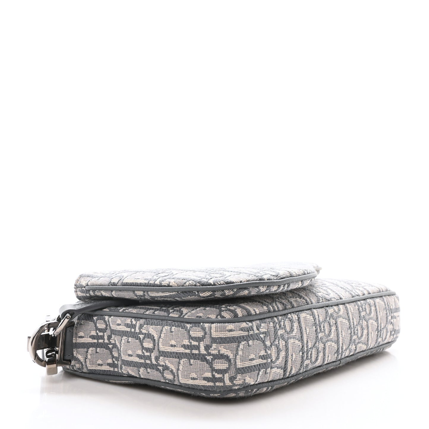 Oblique Saddle Triple Pouch Grey