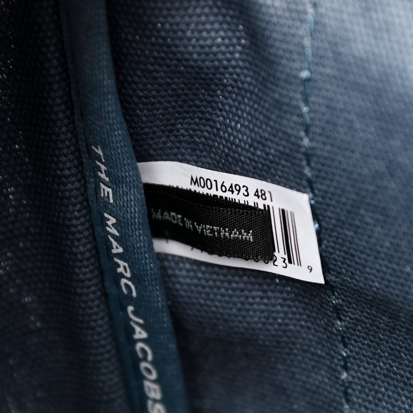 Cotton Canvas Mini The Tote Bag Blue Shadow