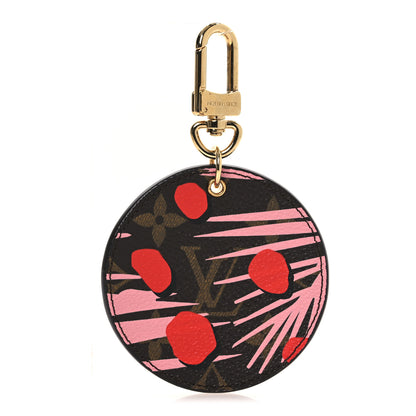 Louis Vuitton Monogram Jungle Dots Bag Charm Key Ring Sugar Pink Poppy 1 of 5