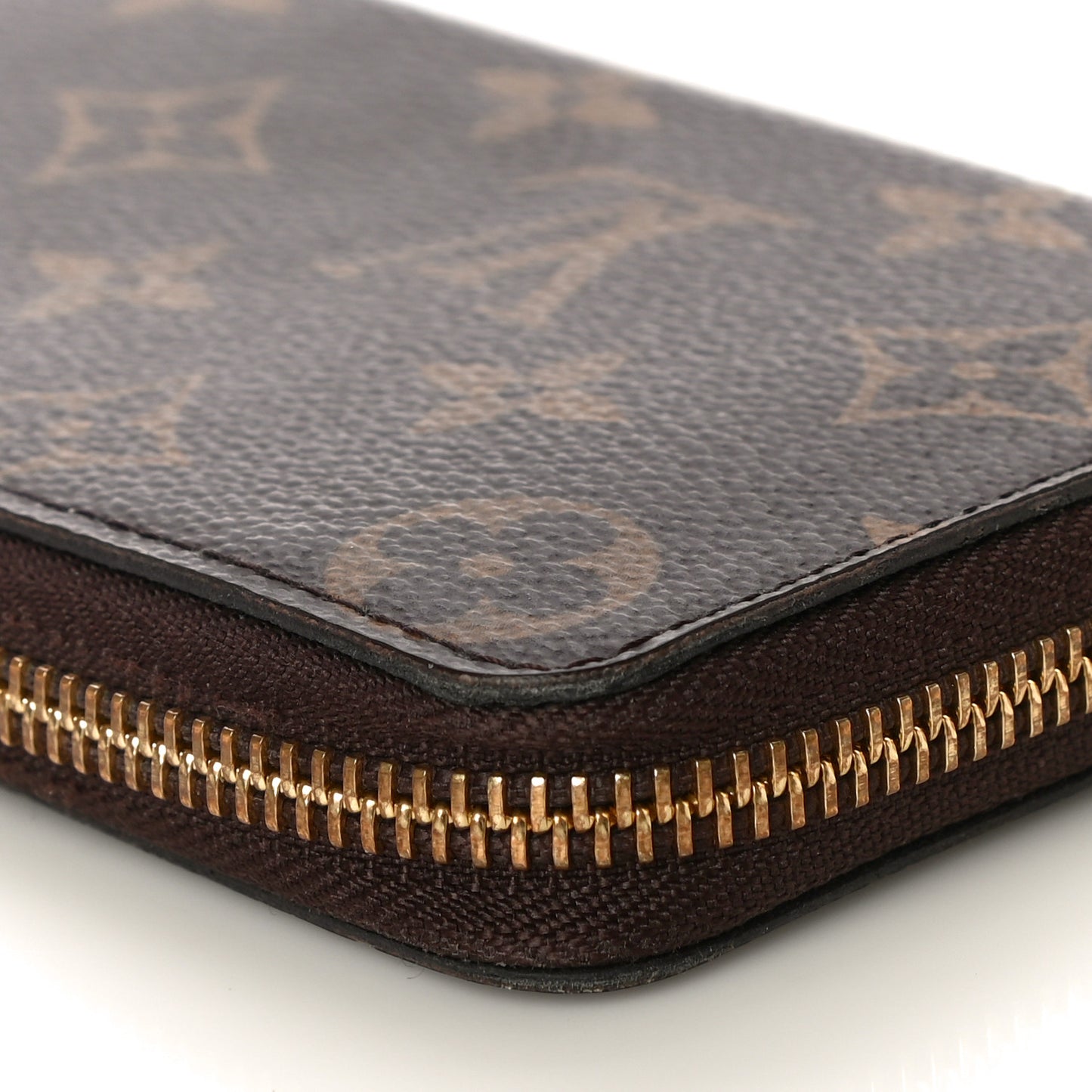 Monogram Clemence Wallet Rose Ballerine