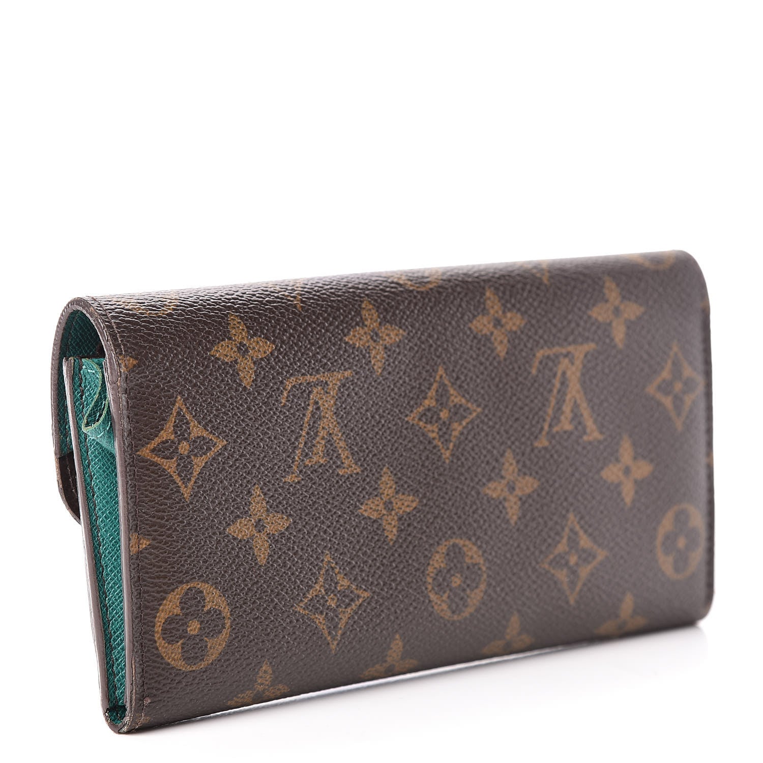 Louis Vuitton Monogram Emilie Wallet Vert 3 of 15