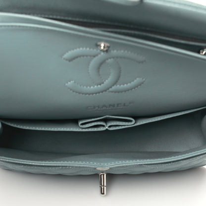 Chanel Caviar Quilted Small Double Flap Light Blue 5 of 10