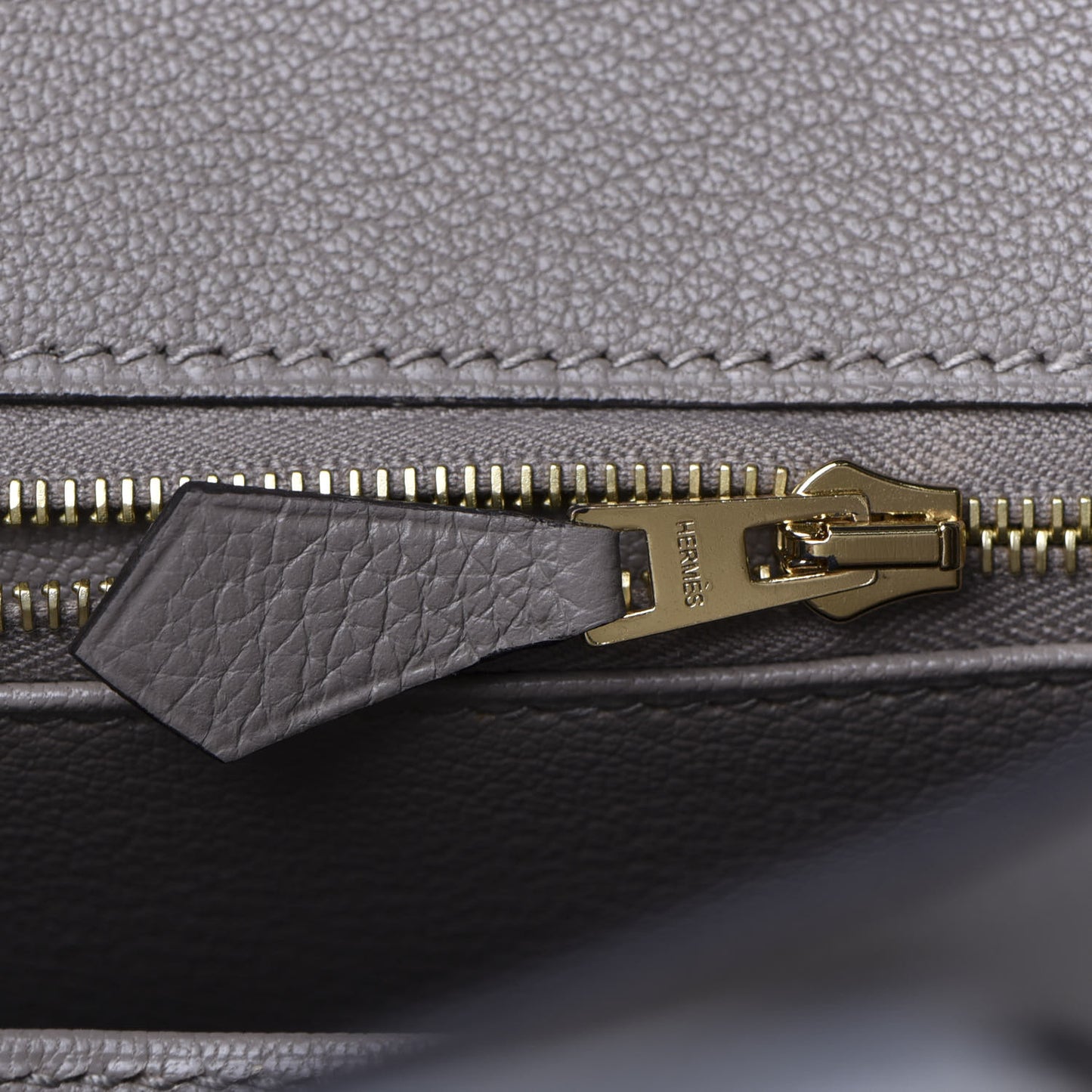 Taurillon Novillo Birkin 25 Gris Asphalte