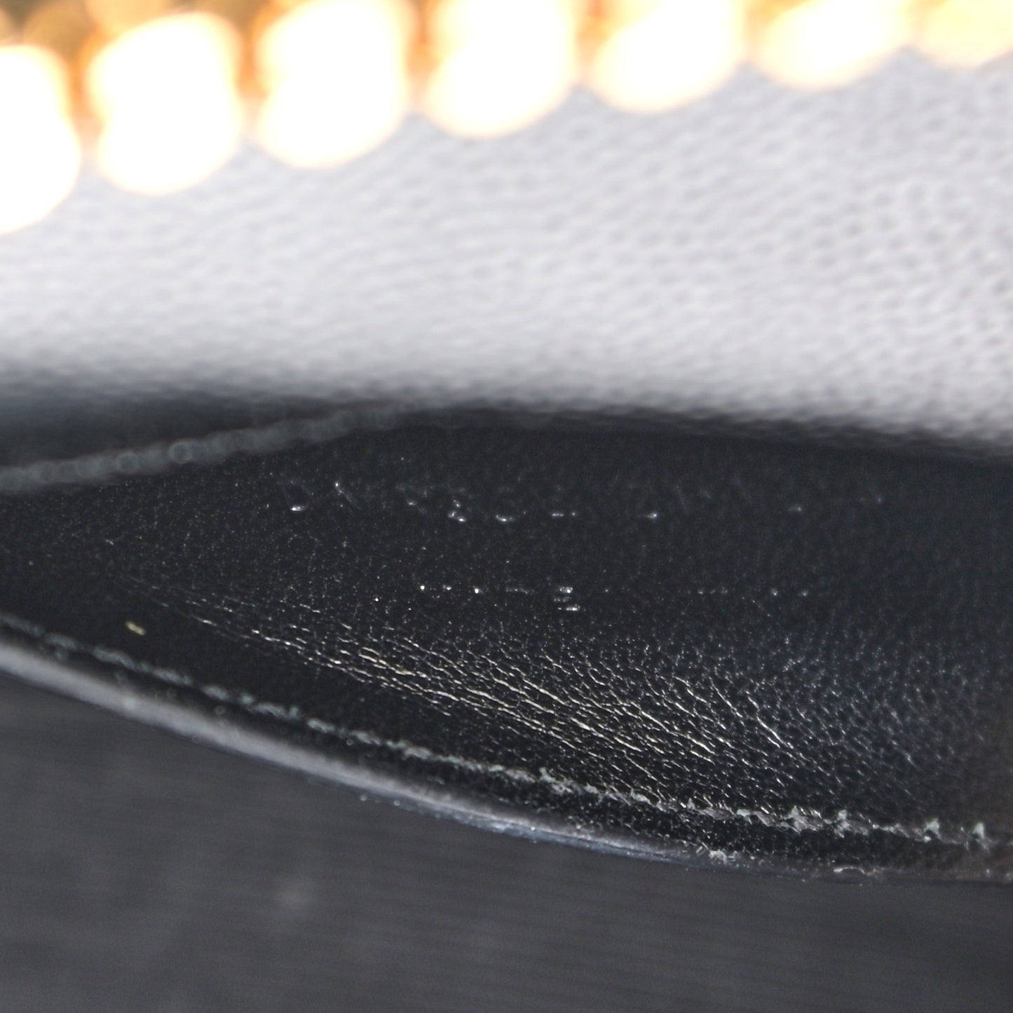 Grain De Poudre Small Monogram Kate Satchel Black