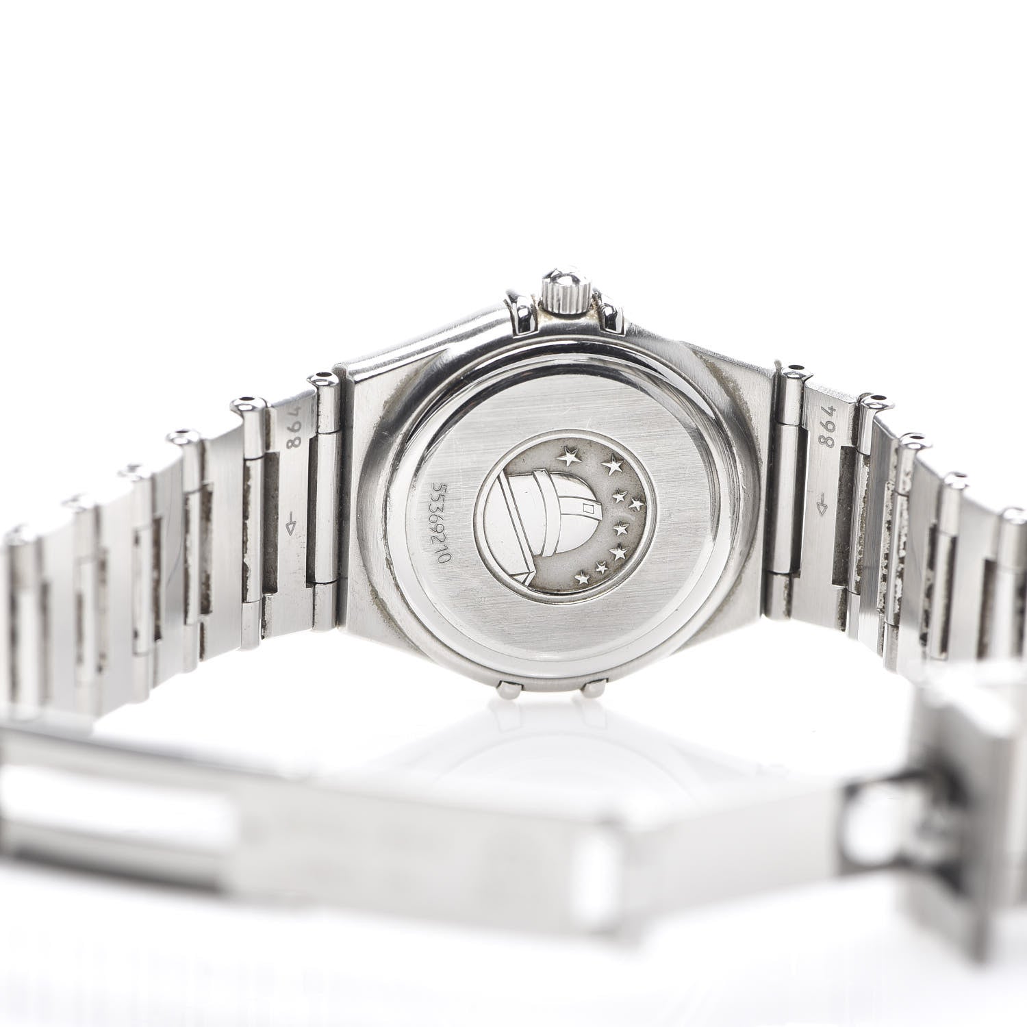 Omega Stainless Steel 25mm Constellation Quartz Watch White 1572.30 4 of 6