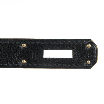 Hermes Evergrain Kelly Retourne 35 Black 6 of 19
