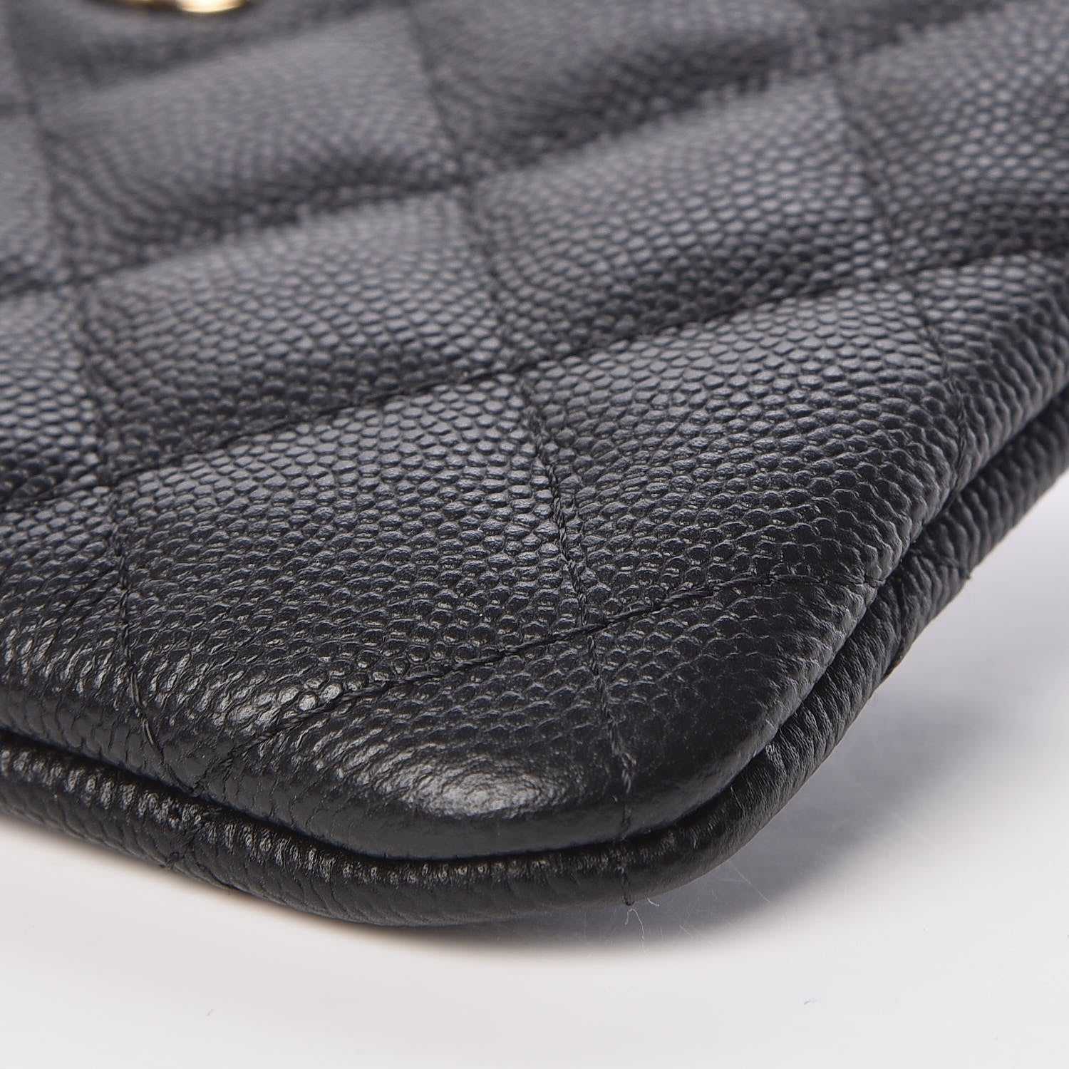 Chanel Caviar Quilted Small Cosmetic Case Black 9 of 10