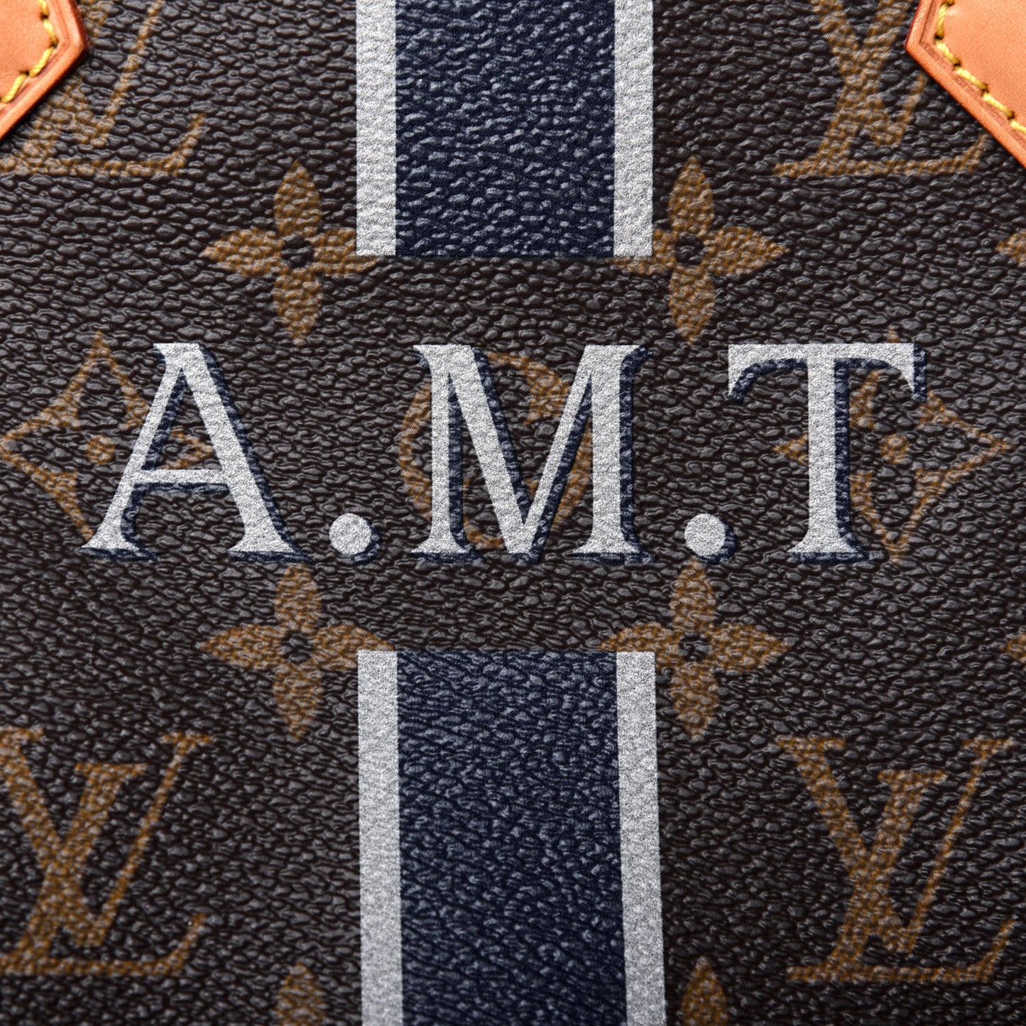 Monogram My LV Heritage Speedy Bandouliere 30 Blue Marine Gris