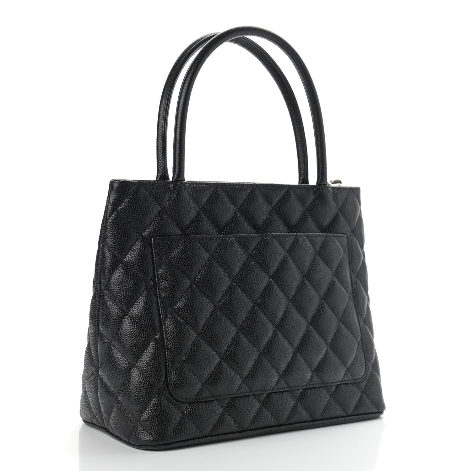 Chanel Caviar Quilted Medallion Tote Black 3 of 10