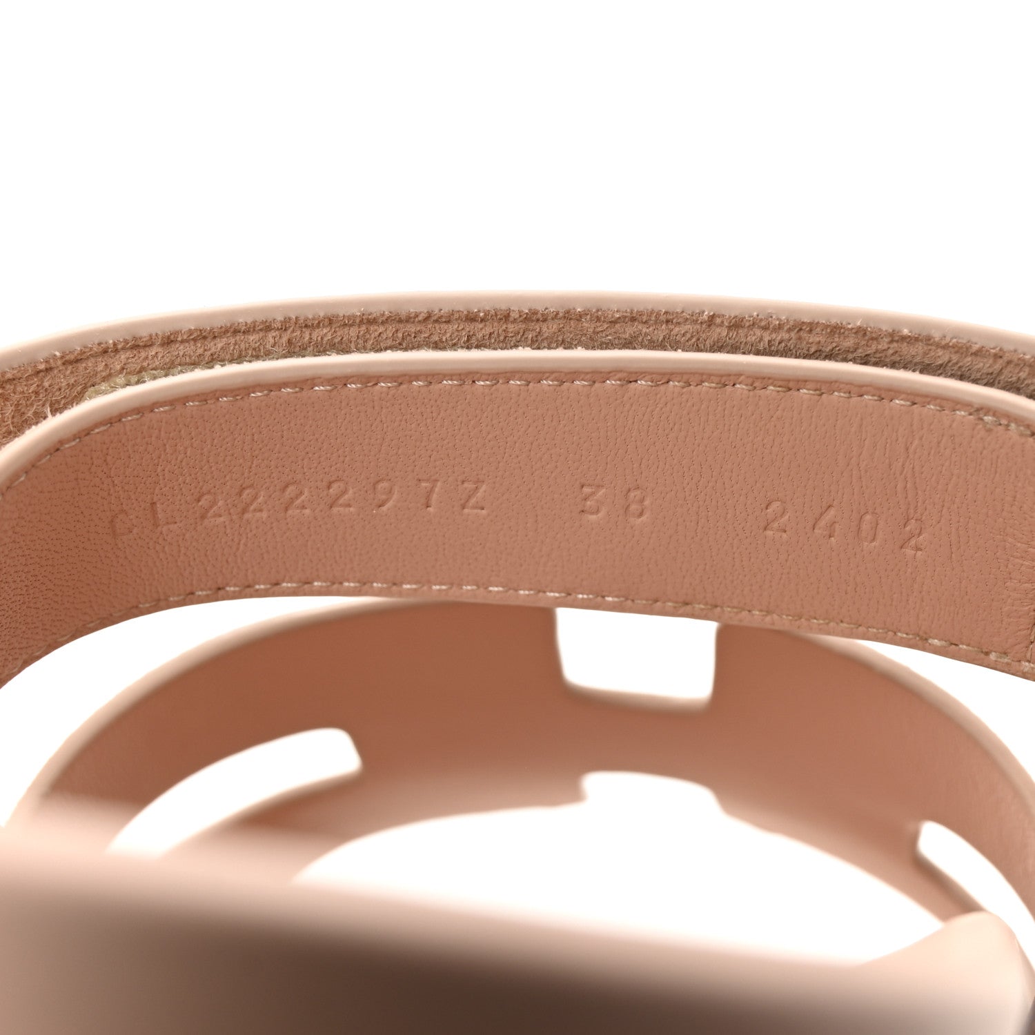 Hermes Suede Goatskin Womens Chypre Sandals 38 Nude 9 of 10