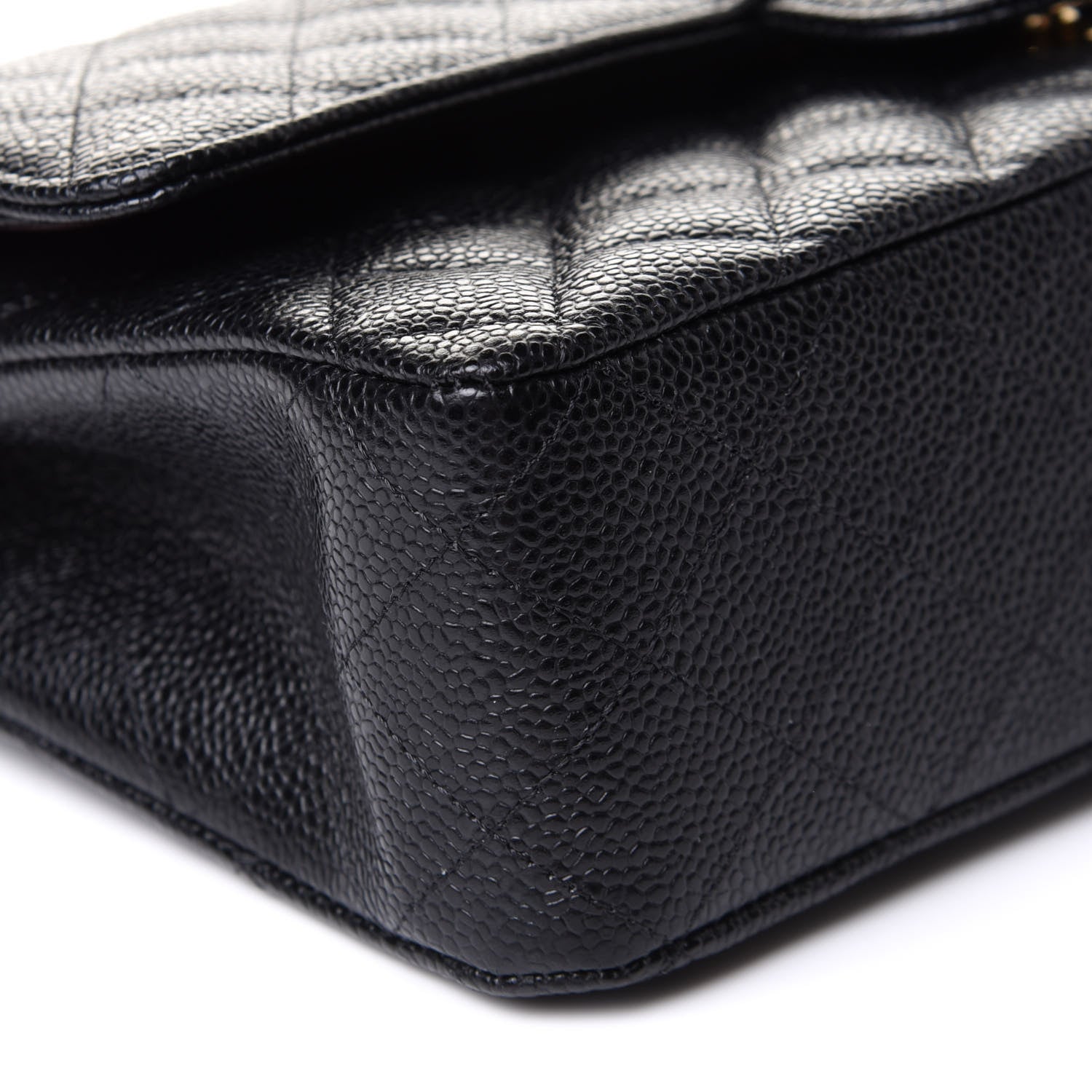 Chanel Caviar Quilted Medium Double Flap Black 9 of 11